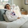 BSA Team Store Cotton Poly Blend Fleece Hoodie (Optional Player Number Heat Transfer Back)