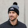 JR Steelheads Team Store- New Era Embroidered Cuffed Color Block Beanie