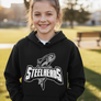 JR Steelheads Team Store Youth Cotton/Poly Hoodie With Front Logo