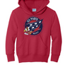Ice Pilots Youth Sport Performance Hoodie With Printed Logo